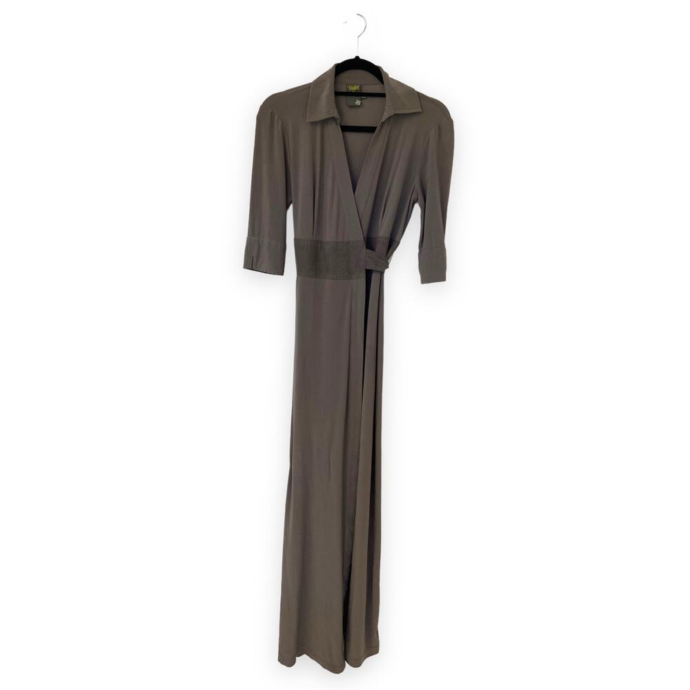 Taylor Wrap Maxi Dress 3/4 Sleeve Size 2